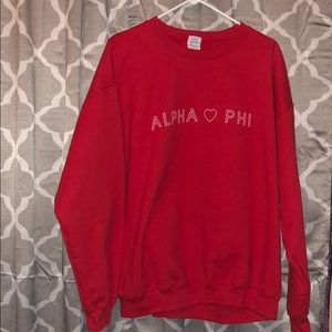 Alpha Phi crew neck